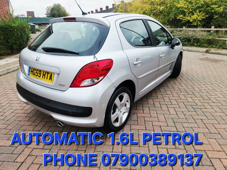 PEUGEOT 207 AUTOMATIC 1.6LT PETROL ULEZ COMPLIANT VERY CLEAN CAR BARGAIN