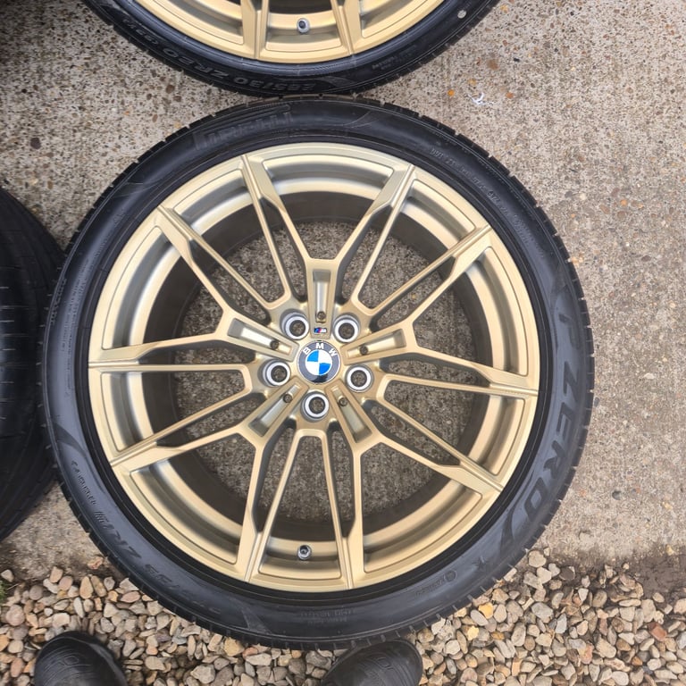 Genuine BMW 825M Competition 19 20" Alloy Wheels M2 G7 M3 G80 M4 G81 Gold 826m