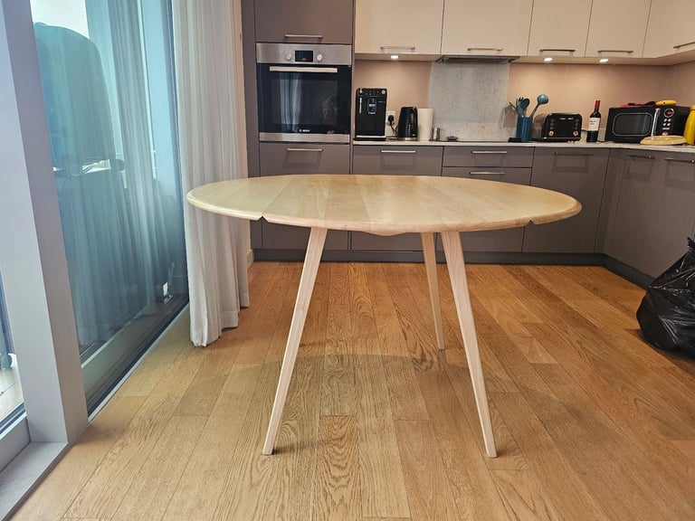 Ercol drop-leaf dining table