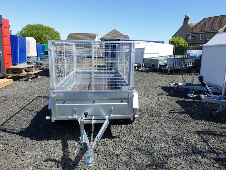BRAND NEW 7,7ft x 4,2ft TWIN AXLE NIEWIADOW TRAILER WITH 80CM MESH 750KG