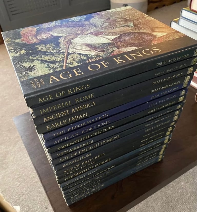 image for 20 Vintage GREAT AGES OF MAN BOOKS  Complete Volume Set Hardback Time Life Books