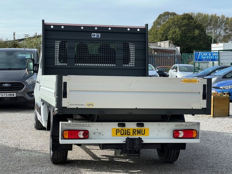 2016 Vauxhall Movano F3500 L3H1 2.3 CDTI CRC DROPSIDE CREWCAB/DROPSIDE Diesel Manual