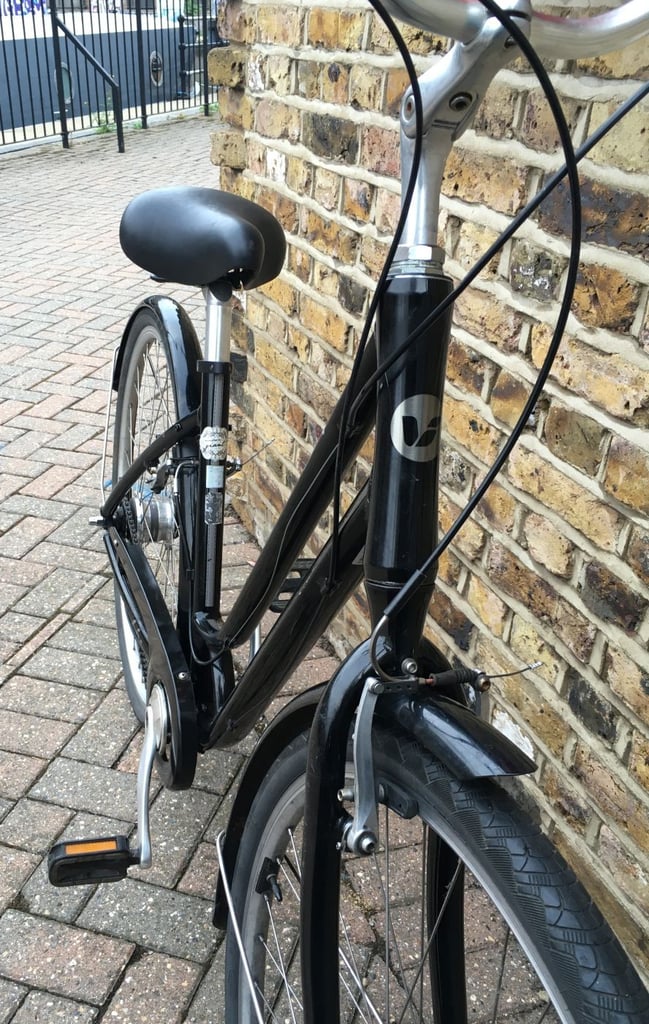 Giant Liv Flourish City Bike for Women - test ride at bicycle workshop