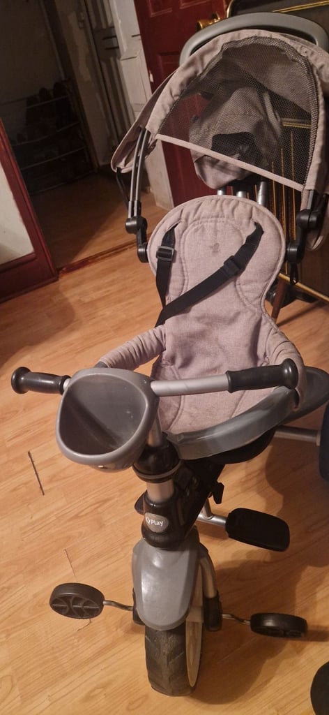 image for Push along tricycle stroller