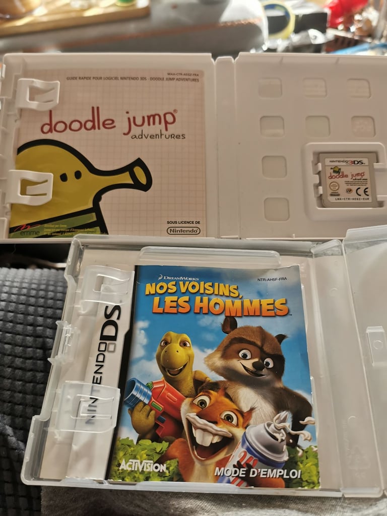 Girl Time,Nos Voisons less Hommes, Doddle jump 3 games, 1French titles for Nintendo DS