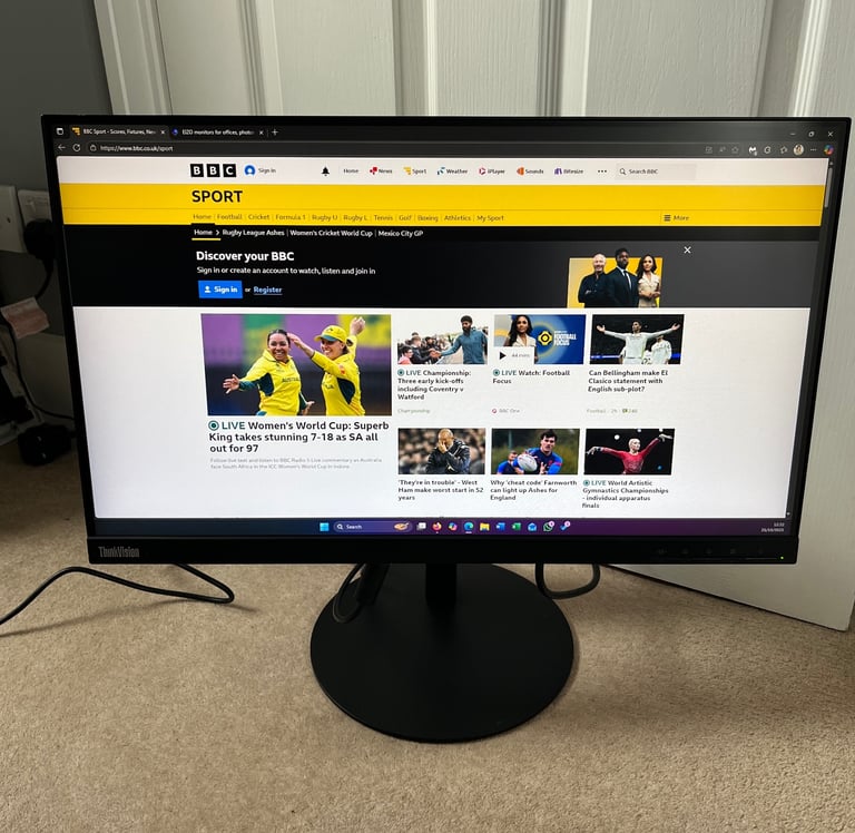 image for Lenovo 24” monitor