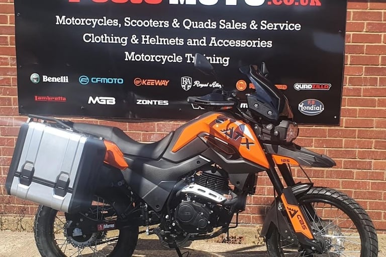 NEW MGB ATX 125 Adventure Bike ADV Motorcycle Learner Legal A1 Licence Commut...