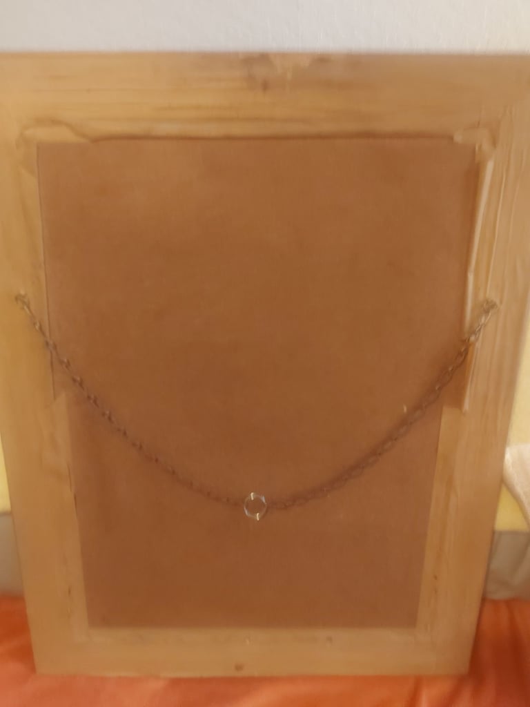 Framed gold guilted picture of Queen Victoria 
