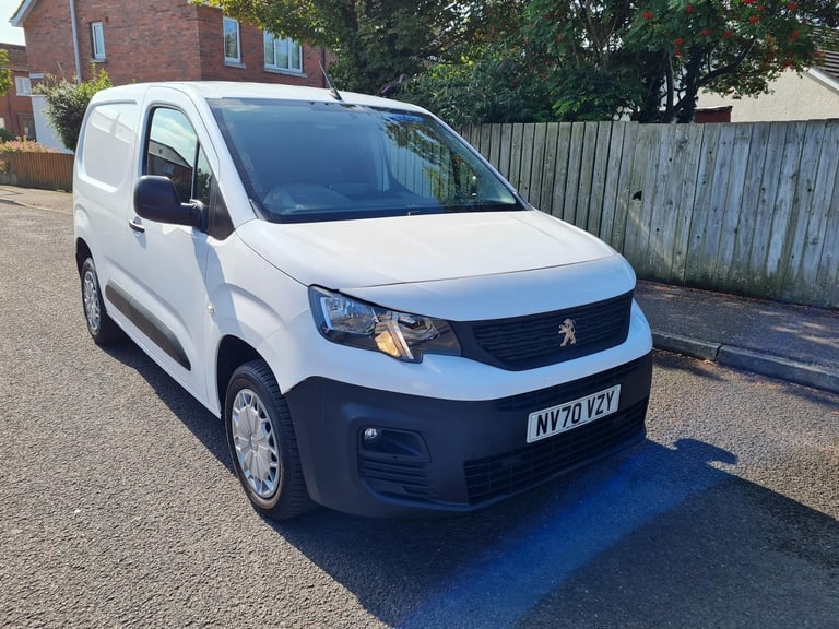 2021 Peugeot Partner Professional Hdi 100 Bhp Diesel Three Front Seats Side Door