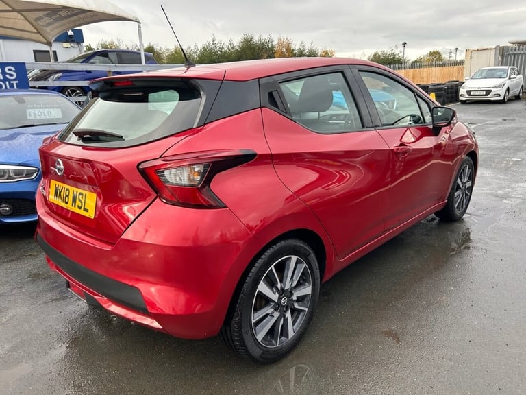 2018 Nissan Micra 0.9 Petrol (IG-T), Acenta Edition, Hatchback, 5 Door, Manual, Euro 6. Hatchback...