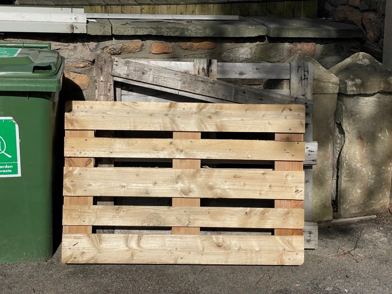 Two wooden pallets - free