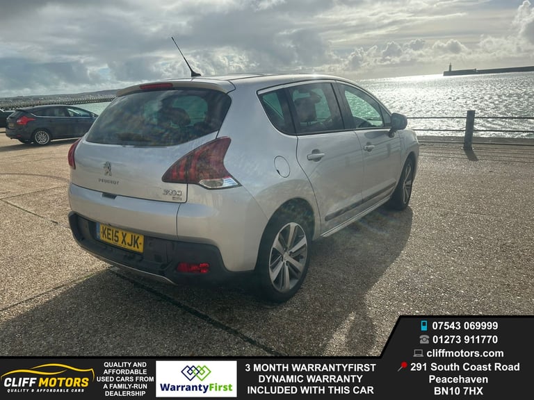 2015 Peugeot 3008 Allure - Auto - New Years MOT - £35 Tax - Finance Available - 3 Month Warranty