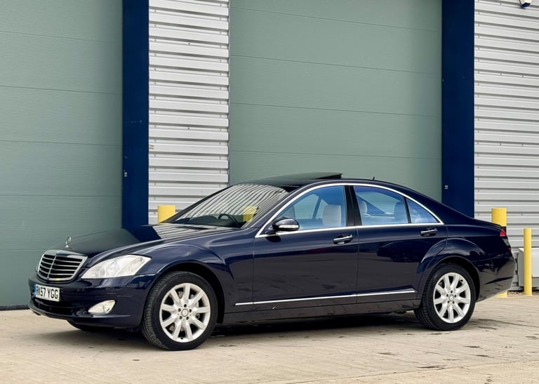 MERCEDES-BENZ S500 5.5 V8 PETROL AUTO 5DR SALOON 2007 [57] BLUE
