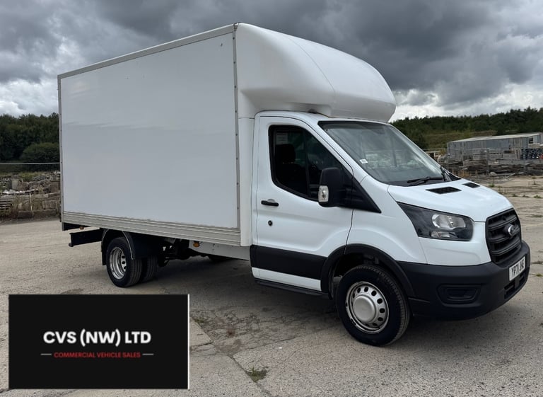 2021/71 FORD TRANSIT TWIN WHEEL LWB LUTON WITH TAIL LIFT EURO6 PRICE PLUS VAT 