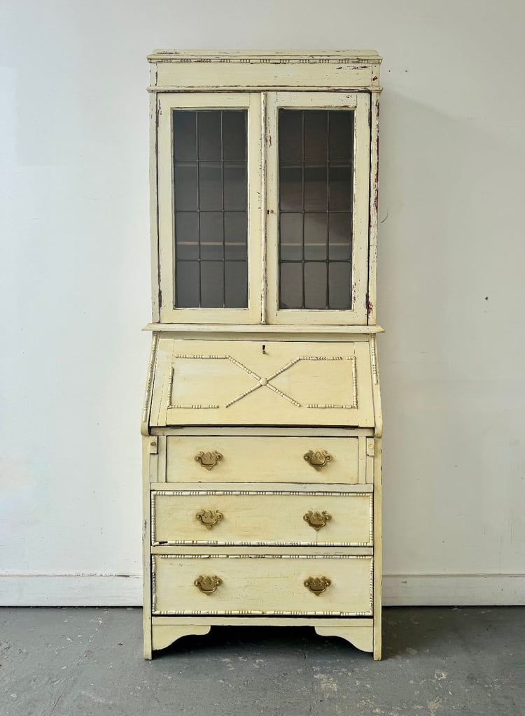 image for Vintage Secretaire Bookcase Bureau