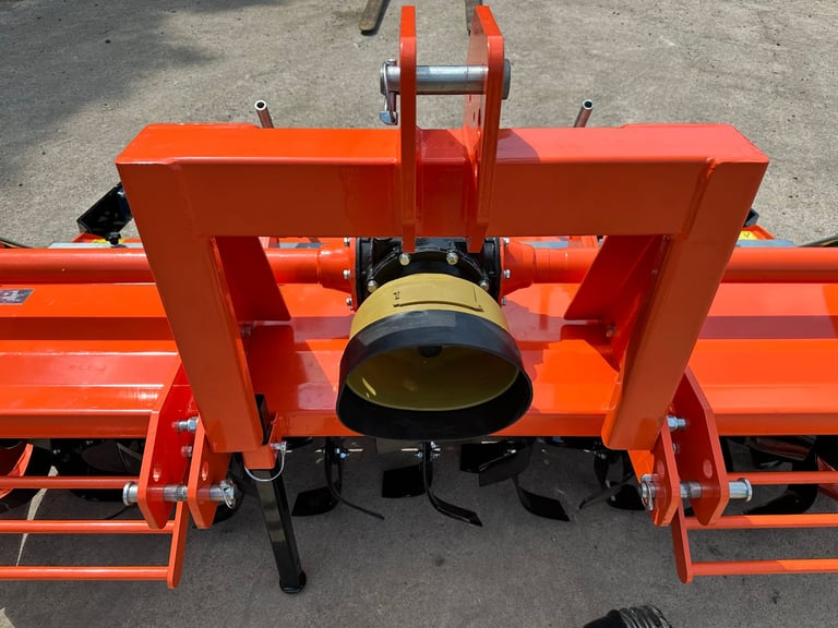 NEW Heavy Duty 200 cm Stone Burier Rotavator Tiller Packer Roller for tractor