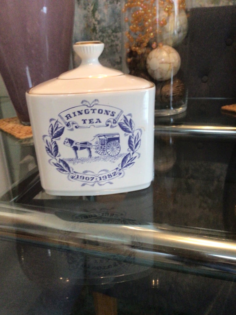 image for Old Ringtons Tea Caddy