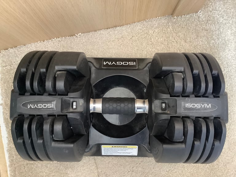 Isogym adjustable weights 