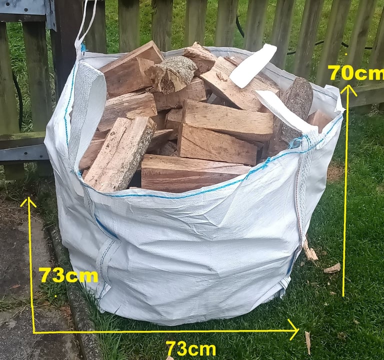 Medium Bulk Bag of Hardwood Beech Firewood Logs