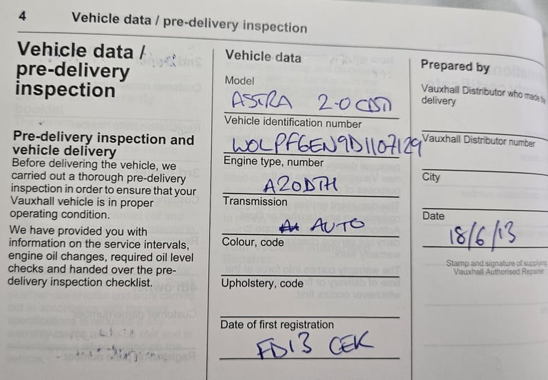 Vauxhall, ASTRA, Hatchback, 2013, Auto, 1956 (cc), 5 doors