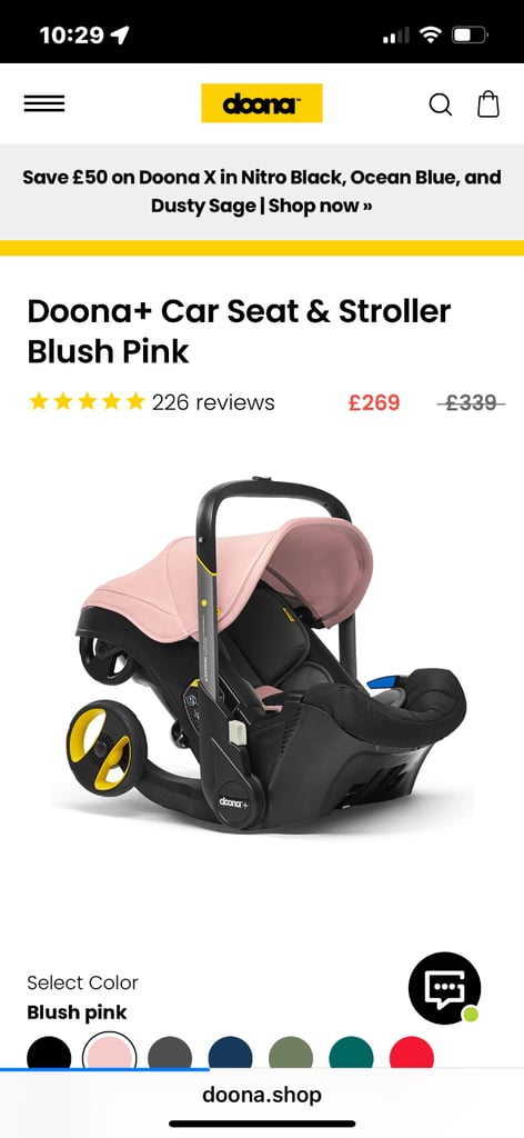 DOONA CARSEAT/STROLLER IN 1