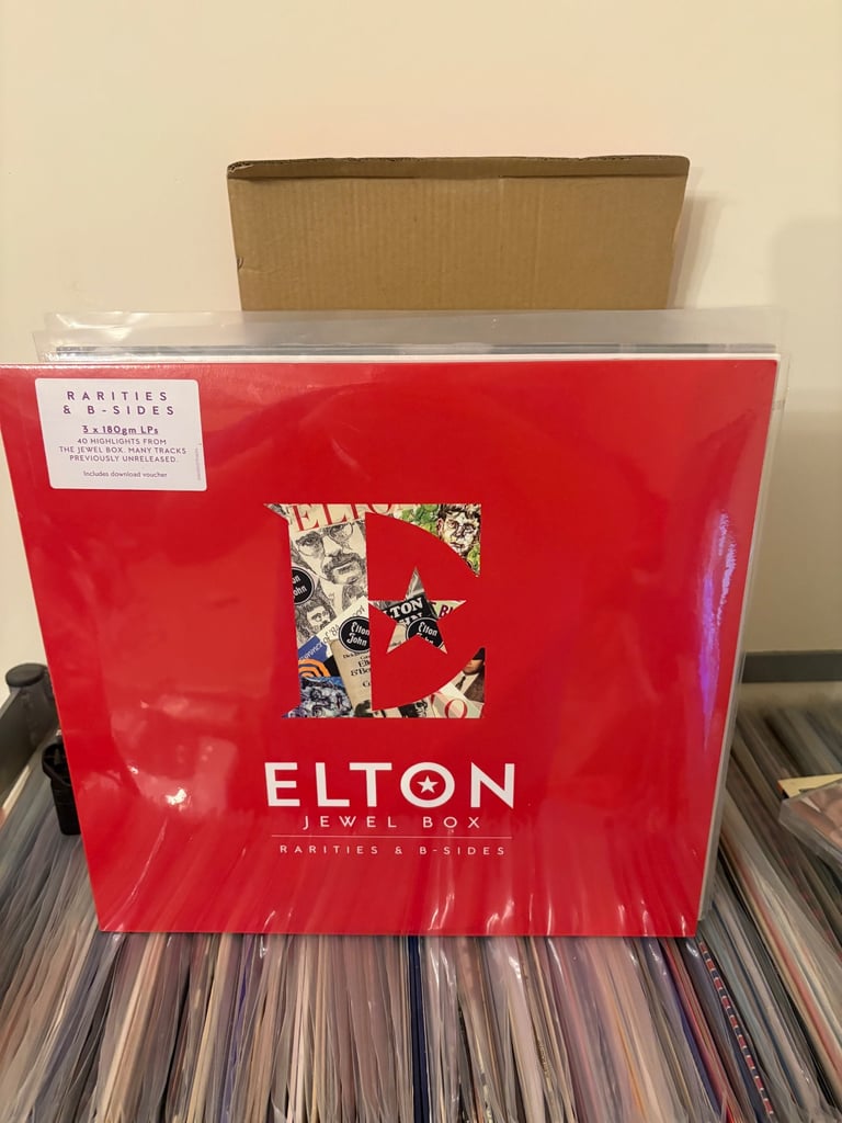 Elton John Jewel Box (Rarities & B-Sides) 180gram Triple Vinyl LP 2020 Sealed
