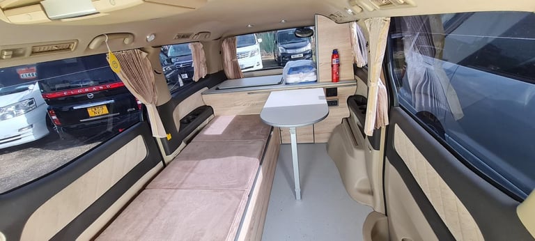 TOYOTA ALPHARD !! ONE!! BERTH CAMPERVAN WITH ELECTRIC COOLBOX
