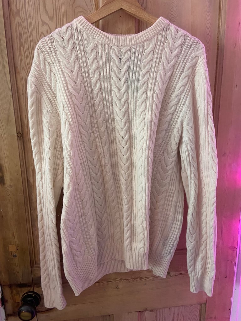 ***Paul Costelloe cream knitted sweater***