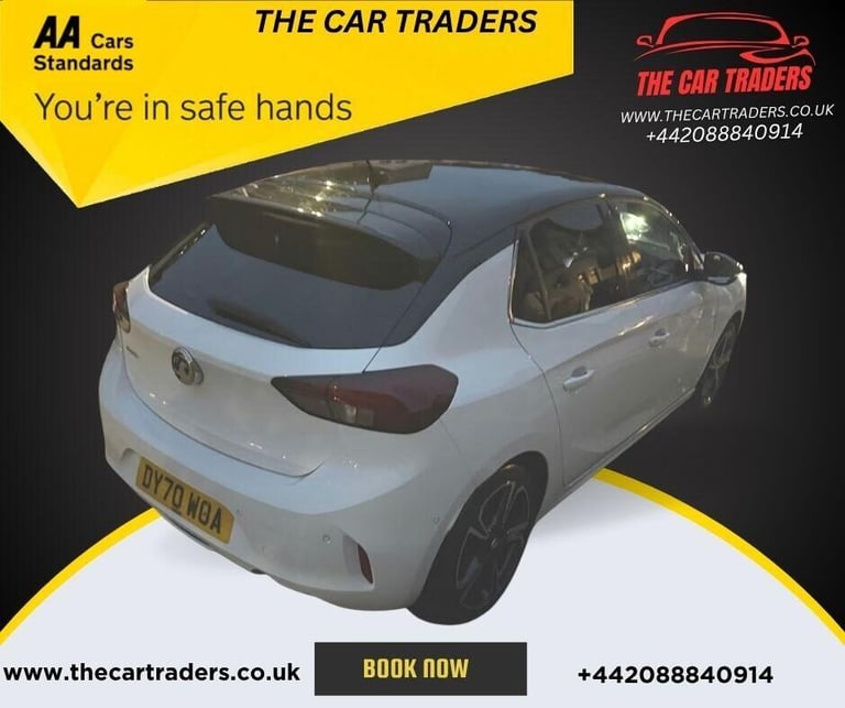 2020 Vauxhall Corsa 1.2 Turbo Elite Nav Premium Hatchback 5dr Petrol Auto Euro 6 (s/s) (100 ps) H...