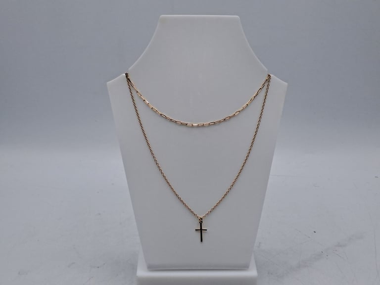 image for Pre-Owned Gold Plated Fancy Layered Necklace