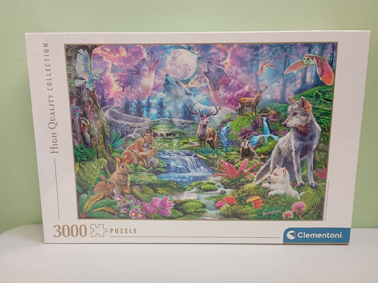 image for Clementoni Moonlit Wild 3000 Piece Jigsaw Puzzle