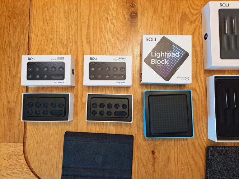 Roli Seaboard, Touch, Loop and Lightpad Blocks