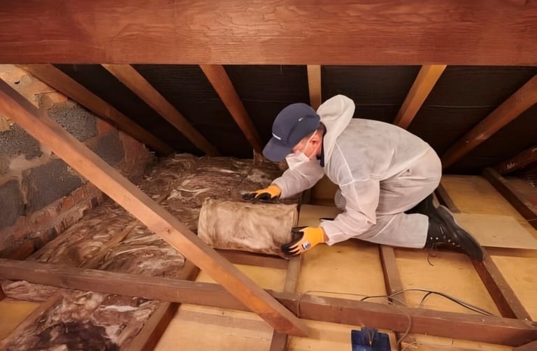 4 x Packs Knauf Space Loft Roll Insulation 100mm – Eco-Friendly Loft Insulation, 11.07 m² per Pack