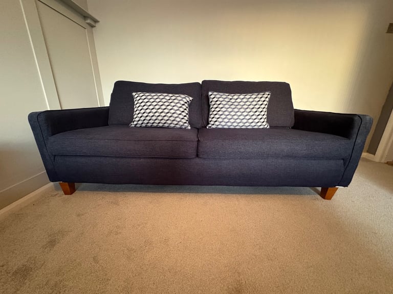 image for Multiyork Navy Sofa. VG cond. 