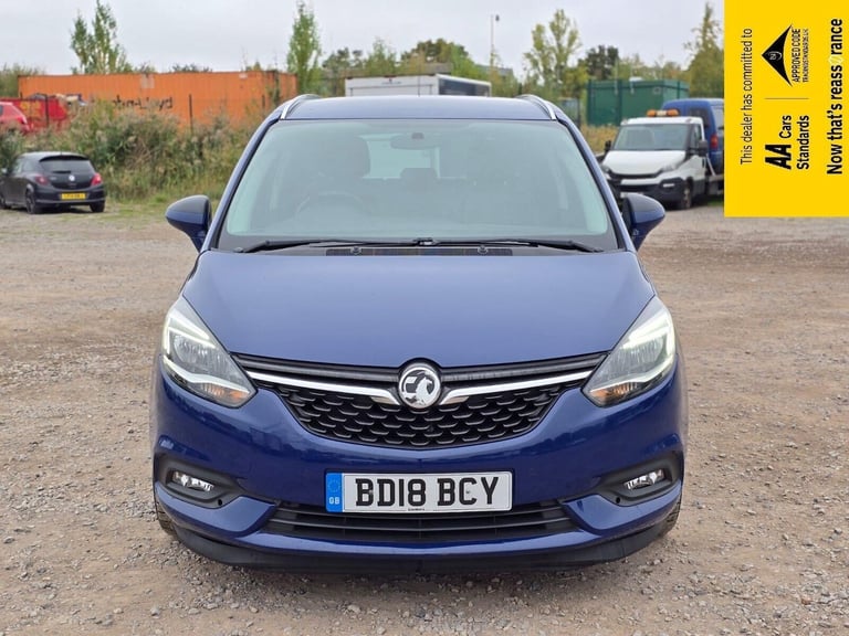 2018 Vauxhall Zafira 1.4i Turbo SRi Nav MPV 5dr Petrol Auto Euro 6 (140 ps) MPV Petrol Automatic