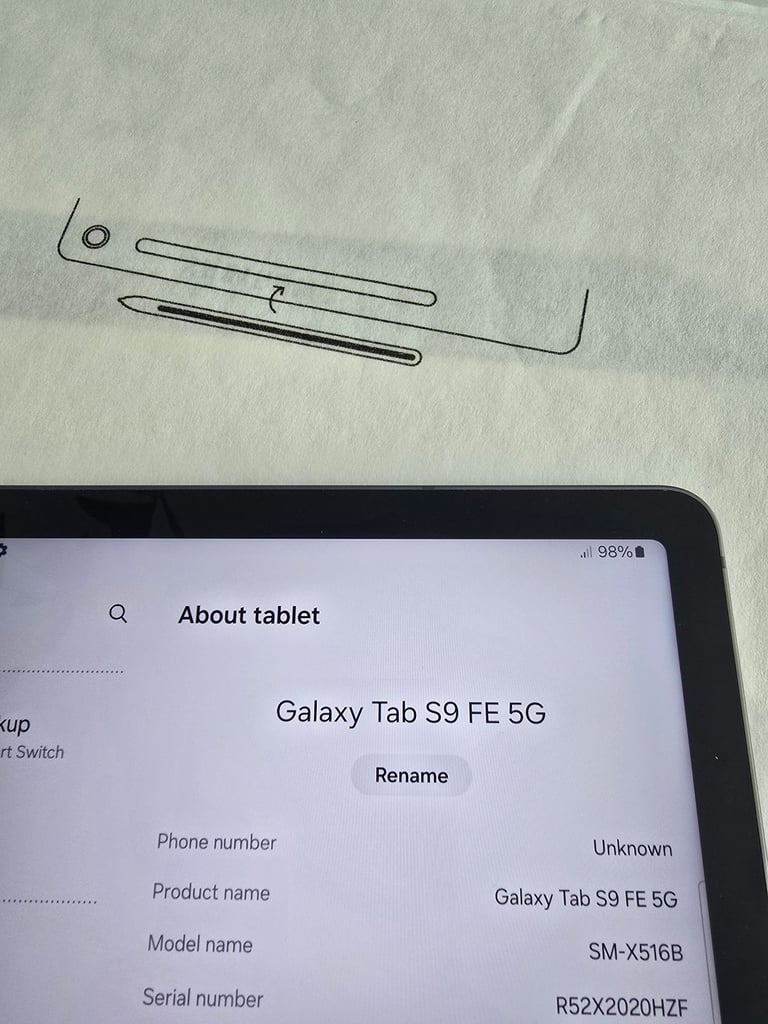 Samsung s9 FE 5G 128gb immaculate condition boxed unlocked 