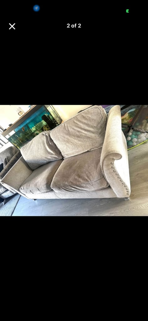 2 seater and 3 seater sofa