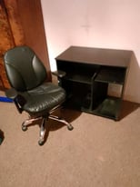 Computer desk and chair 