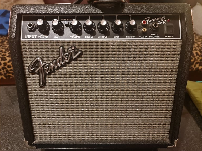 Fender Frontman 15R guitar amp amplifier spring reverb