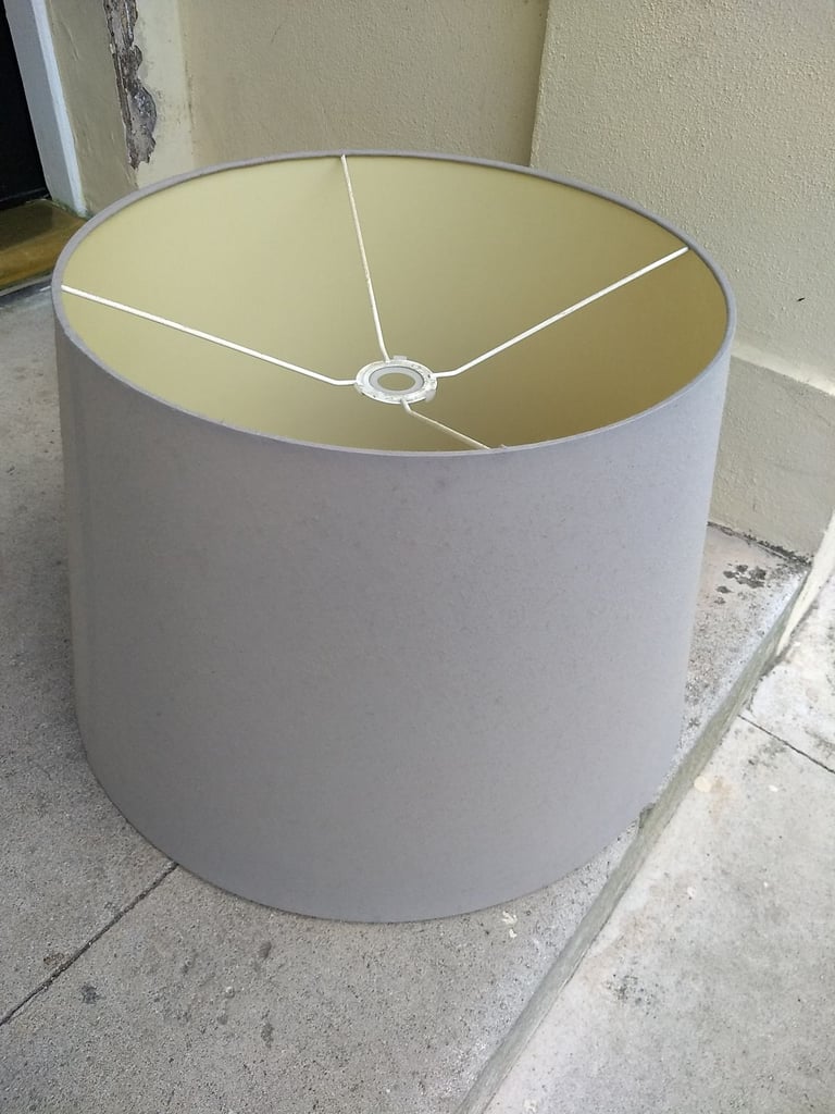 Super large drum fabric light shade. 56cm