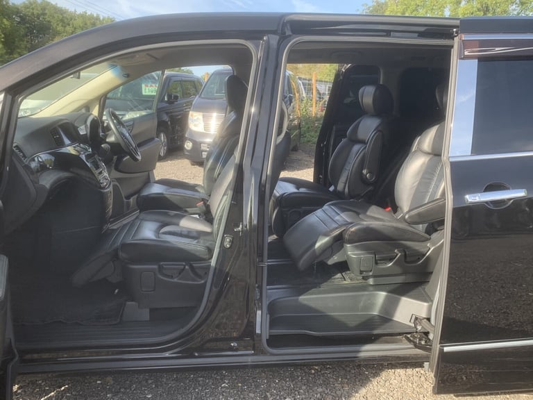 2011 Nissan Elgrand Rider PE52 3.5 V6 Automatic 7 Leather Seats MPV Petrol Automatic
