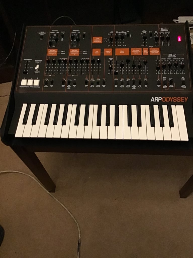 ARP ODYSSEY (KORG)  Duophonic Synthesizer with case + letter