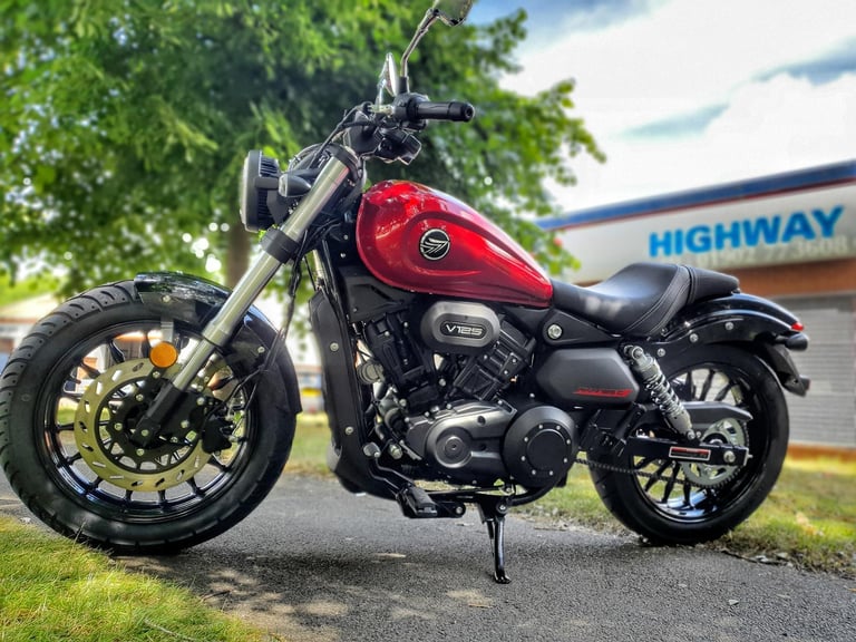 NEW Keeway RK V125 Cruise V Twin CBT Learner Legal Custom Motorcycle