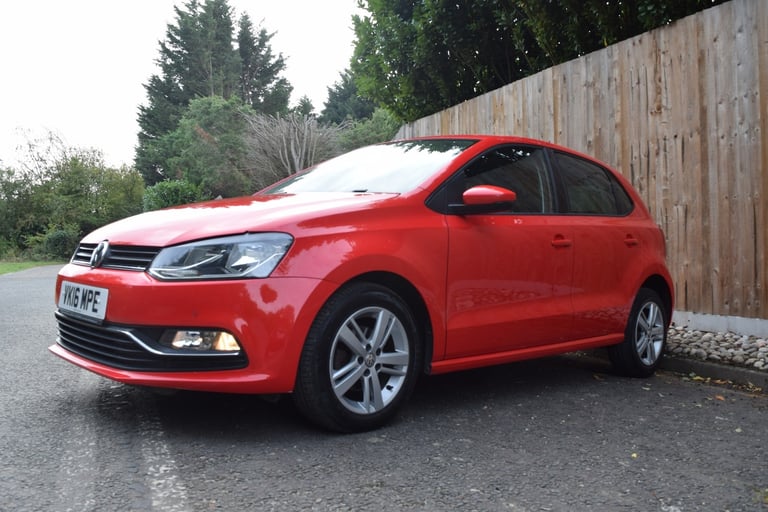 VOLKSWAGEN POLO 1.4 TDI BlueMotion Tech Match Red Manual Diesel 2016
