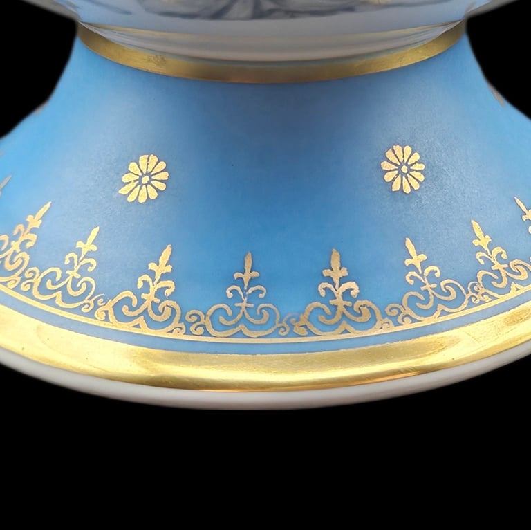 Bavarian German Vintage Eared Porcelain Bowl by Rudolf Wachter (1950s-1970s)