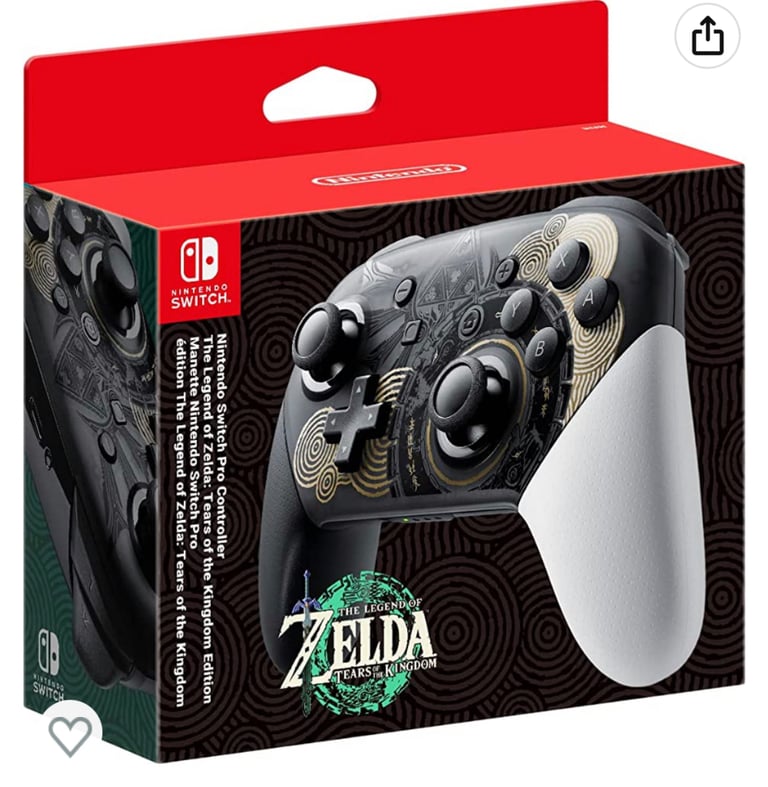 Nintendo Switch Pro Controller - The Legend Of Zelda Tears Of Kingdom m