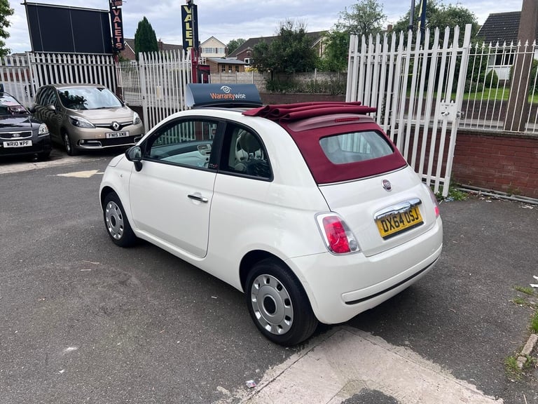 2014 Fiat 500C 1.2 Pop Euro 6 (s/s) 2dr CONVERTIBLE Petrol Manual