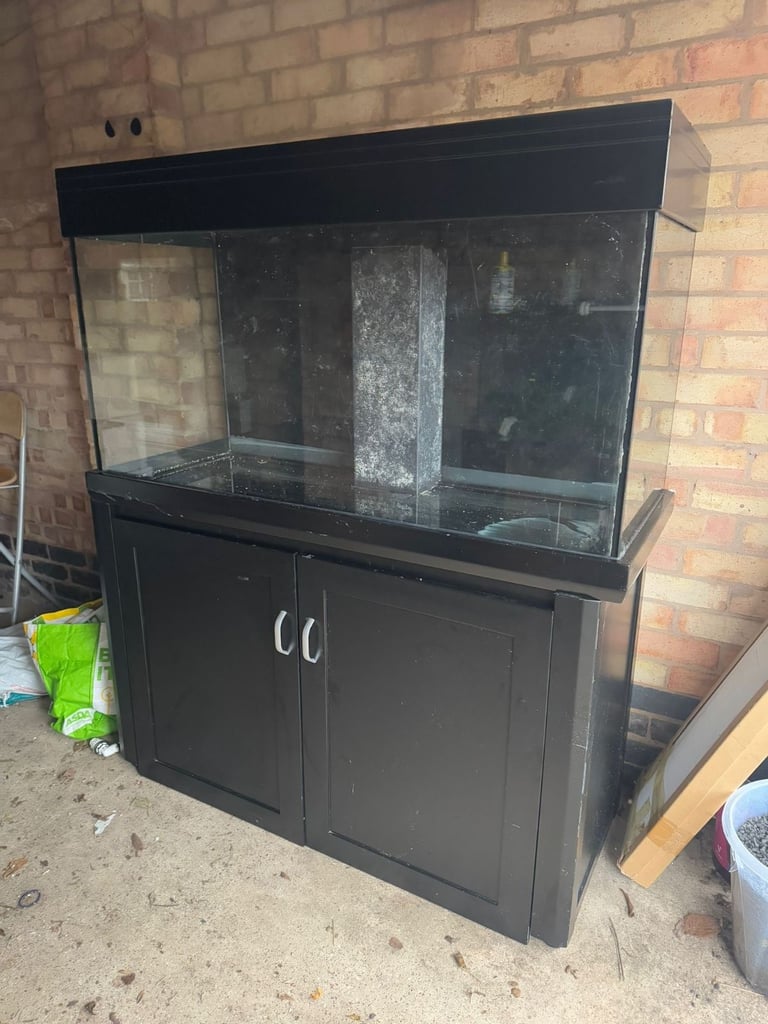 Aqua 400 black marine tropical fish tank aquarium setup delivery🚚