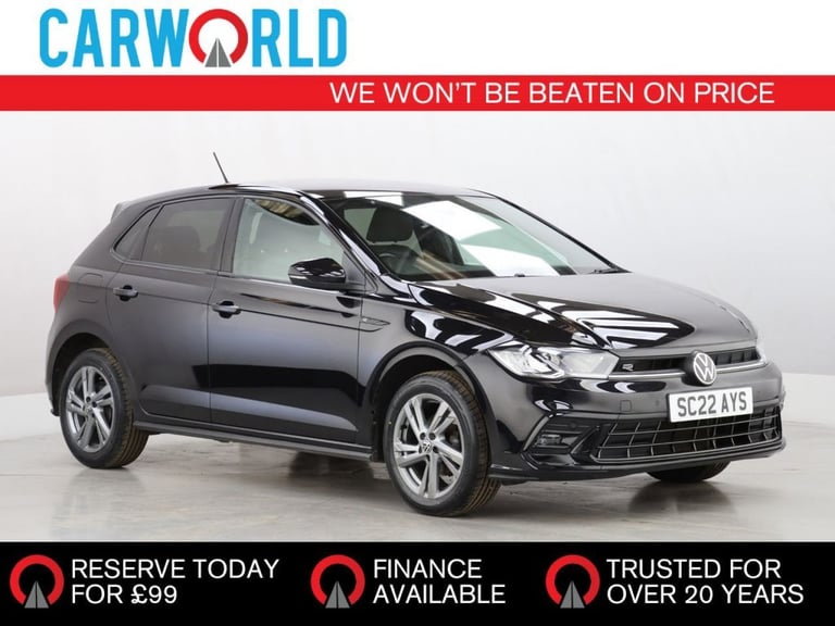 image for 2022 Volkswagen Polo 1.0 TSI R-Line Hatchback 5dr Petrol Manual Euro 6 (s/s) (95 ps) Hatchback Pe...