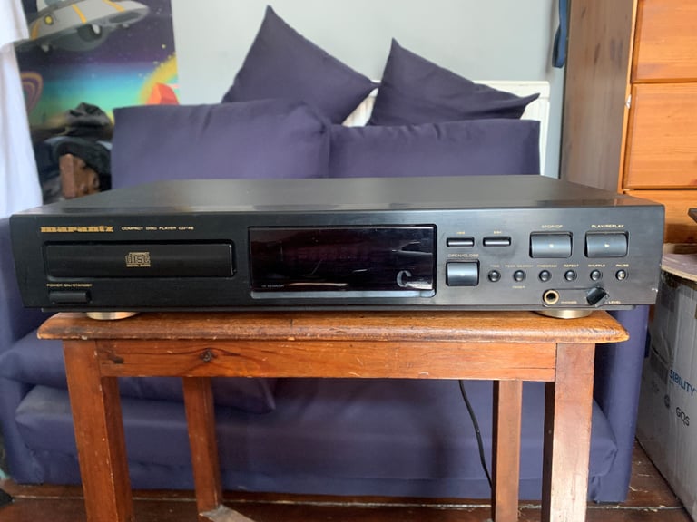 Marantz CD-46 Compact Disc CD Player Black Used Working No Remote Control - Collection Only